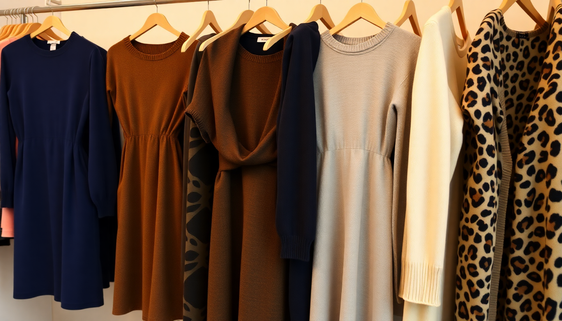 2025 Plus Size Fashion: Stunning Sweater Dresses and Chic Leopard Print Cardigans to Elevate Your Style!