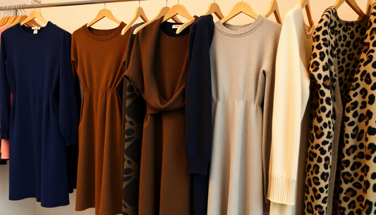 2025 Plus Size Fashion: Stunning Sweater Dresses and Chic Leopard Print Cardigans to Elevate Your Style!