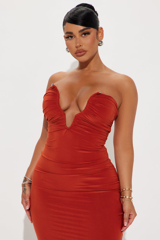 Glitter Ity Tube Maxi Dress