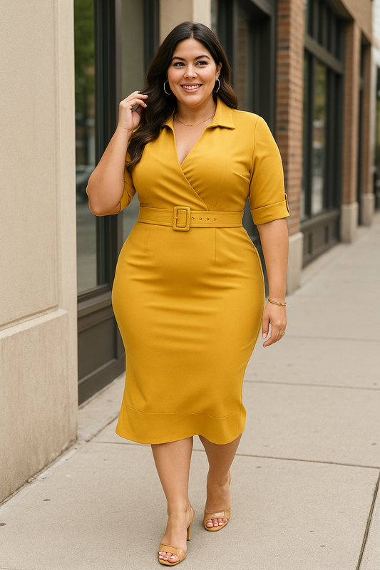 Plus Size Sunrise Dress