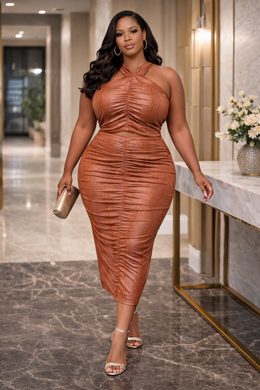 Chocolate Serpent Dress