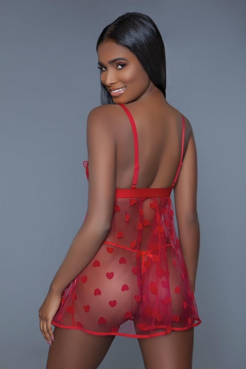 1 Piece Heart Slip Dress