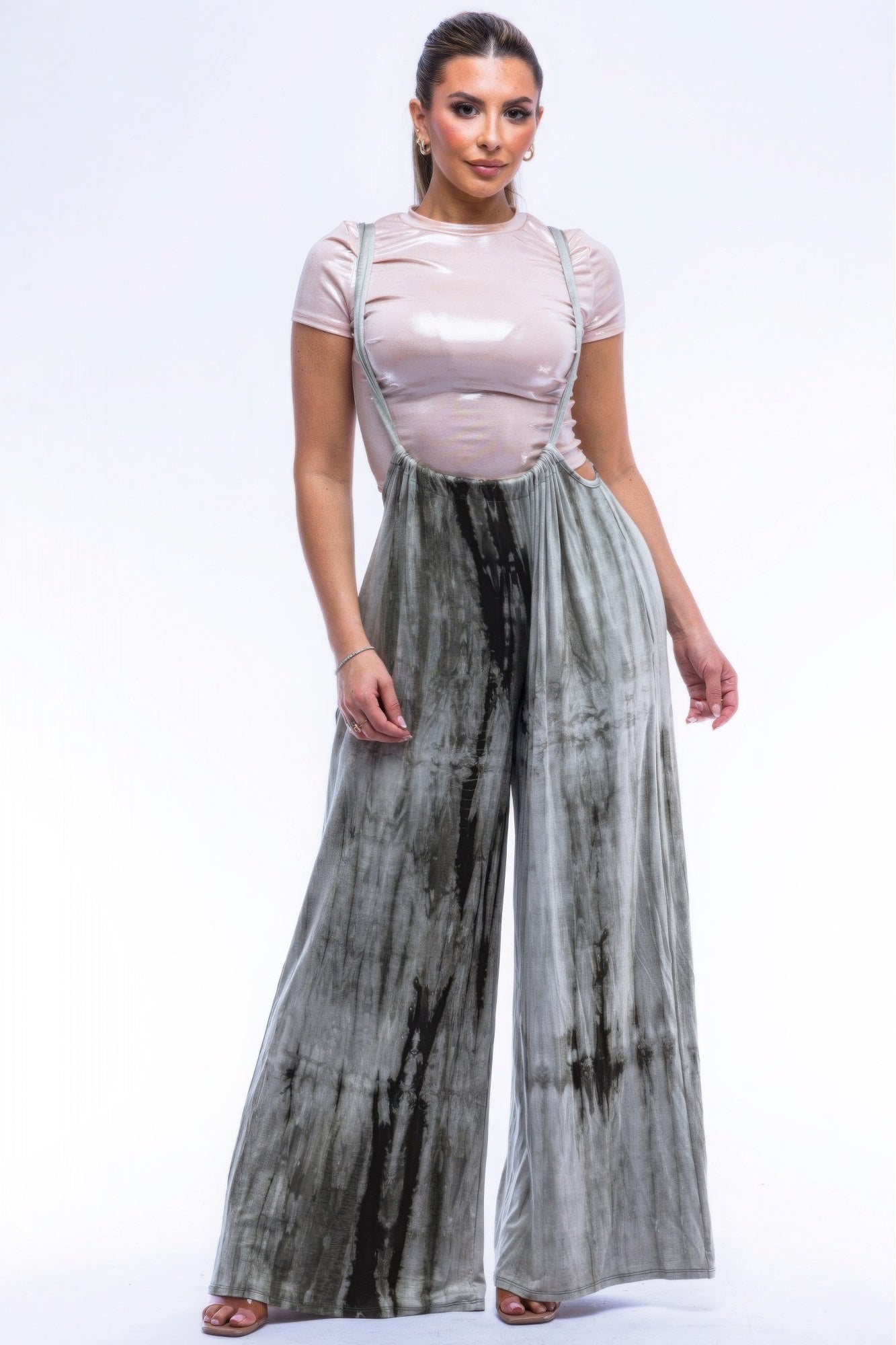 Drawstring Wide Leg Jumpsuit
