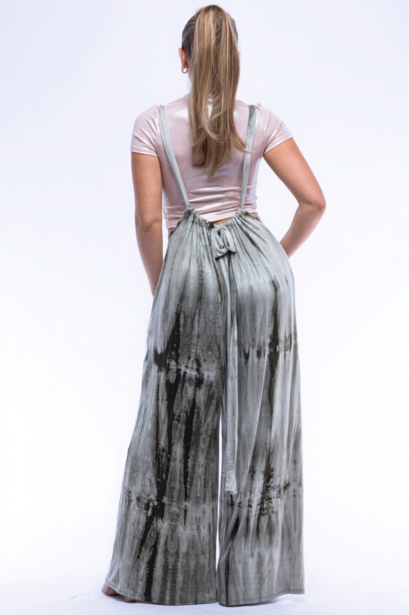 Drawstring Wide Leg Jumpsuit