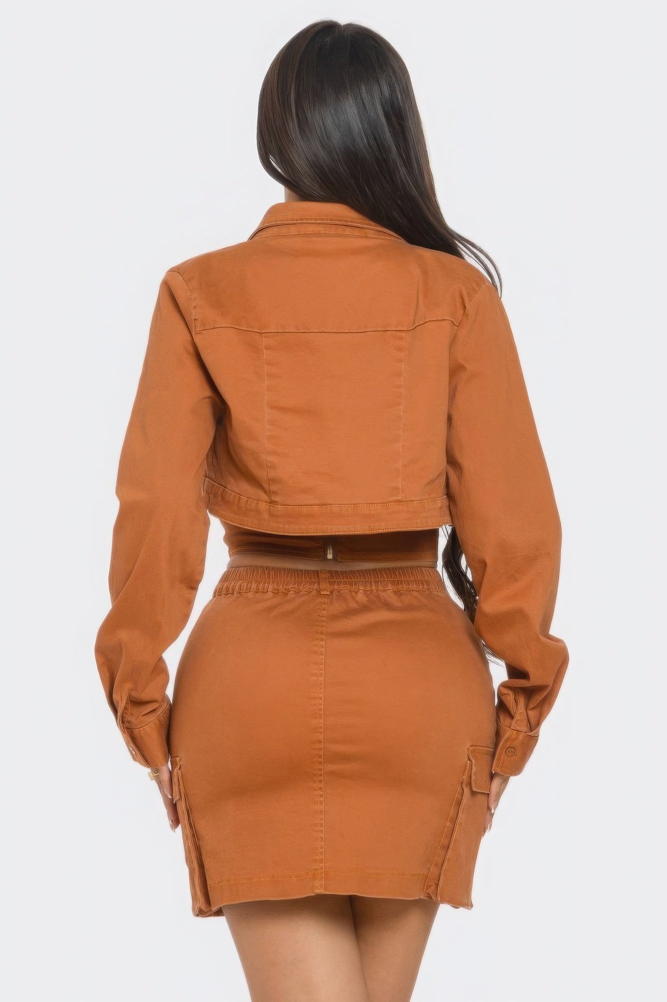 Rustic Charm Cargo Skirt Set