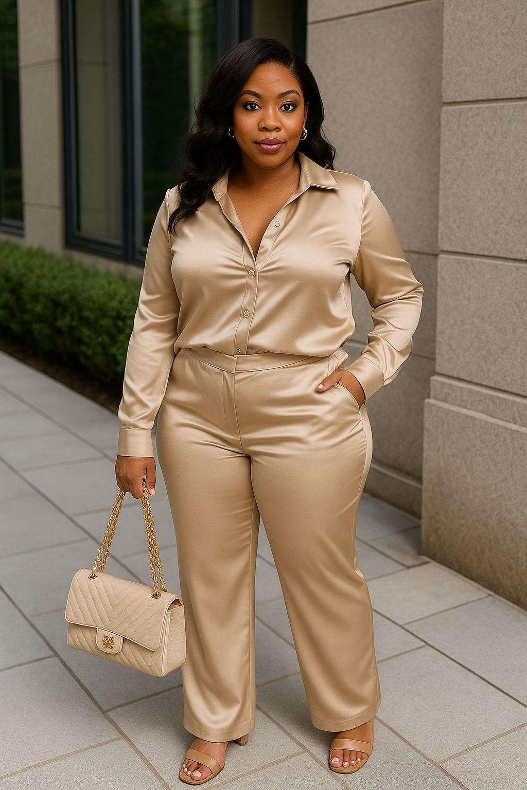 Silky Satin Set