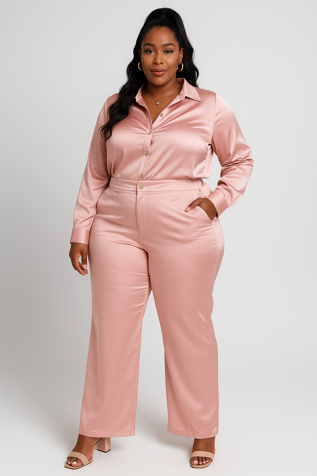 Silky Satin Set