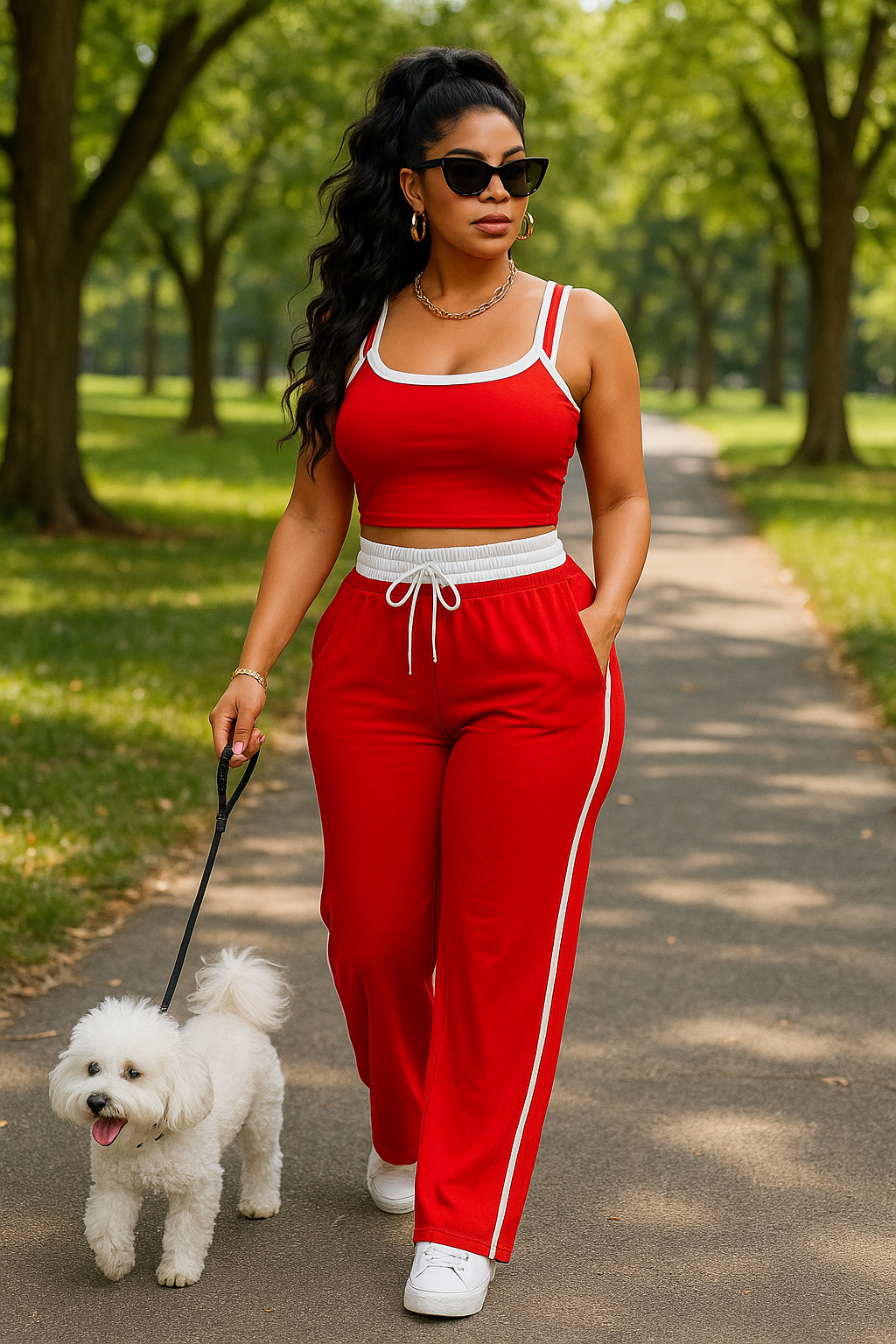 Tank Top And Sweatpant Set