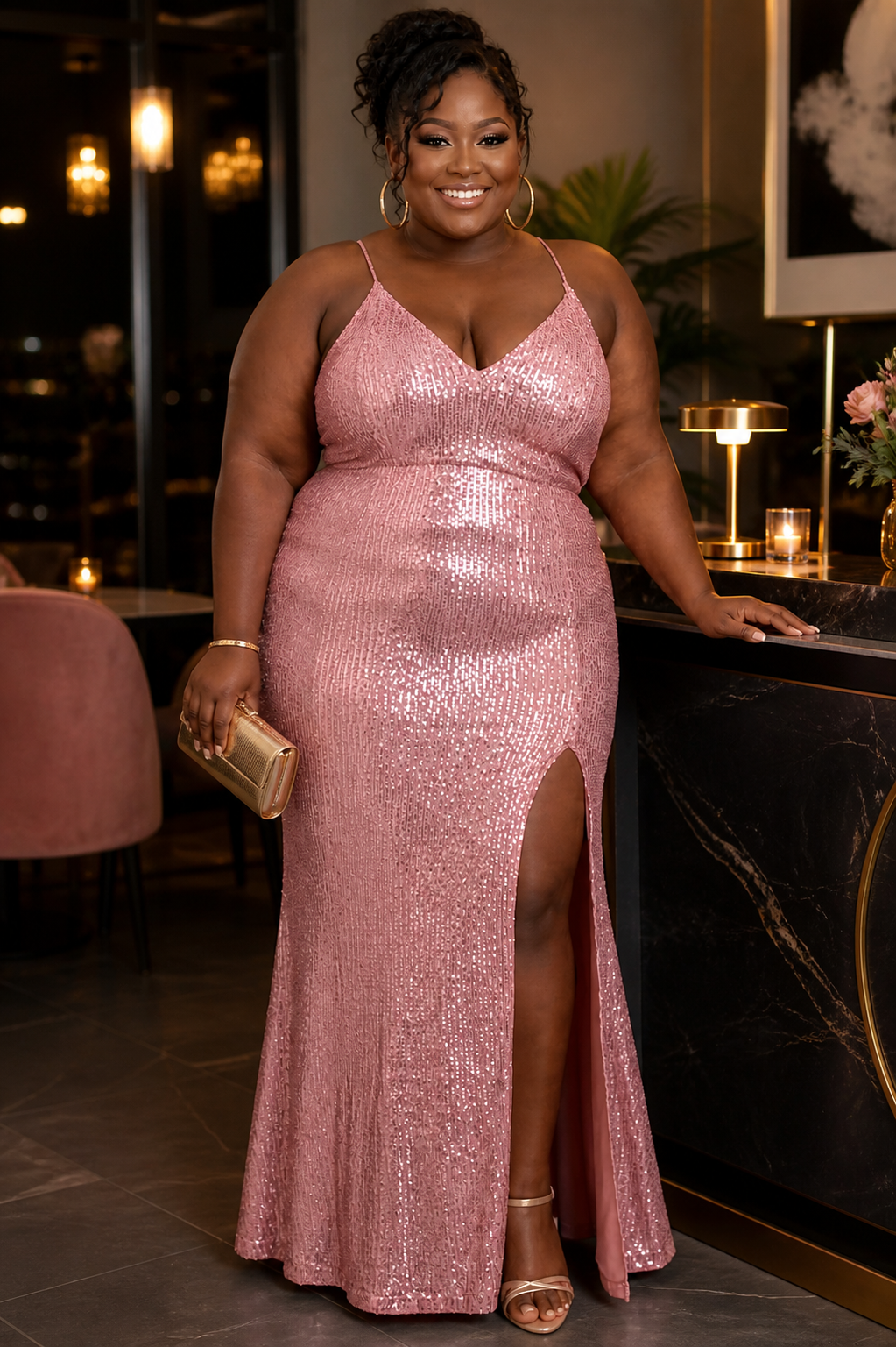 Royal Pink Dress