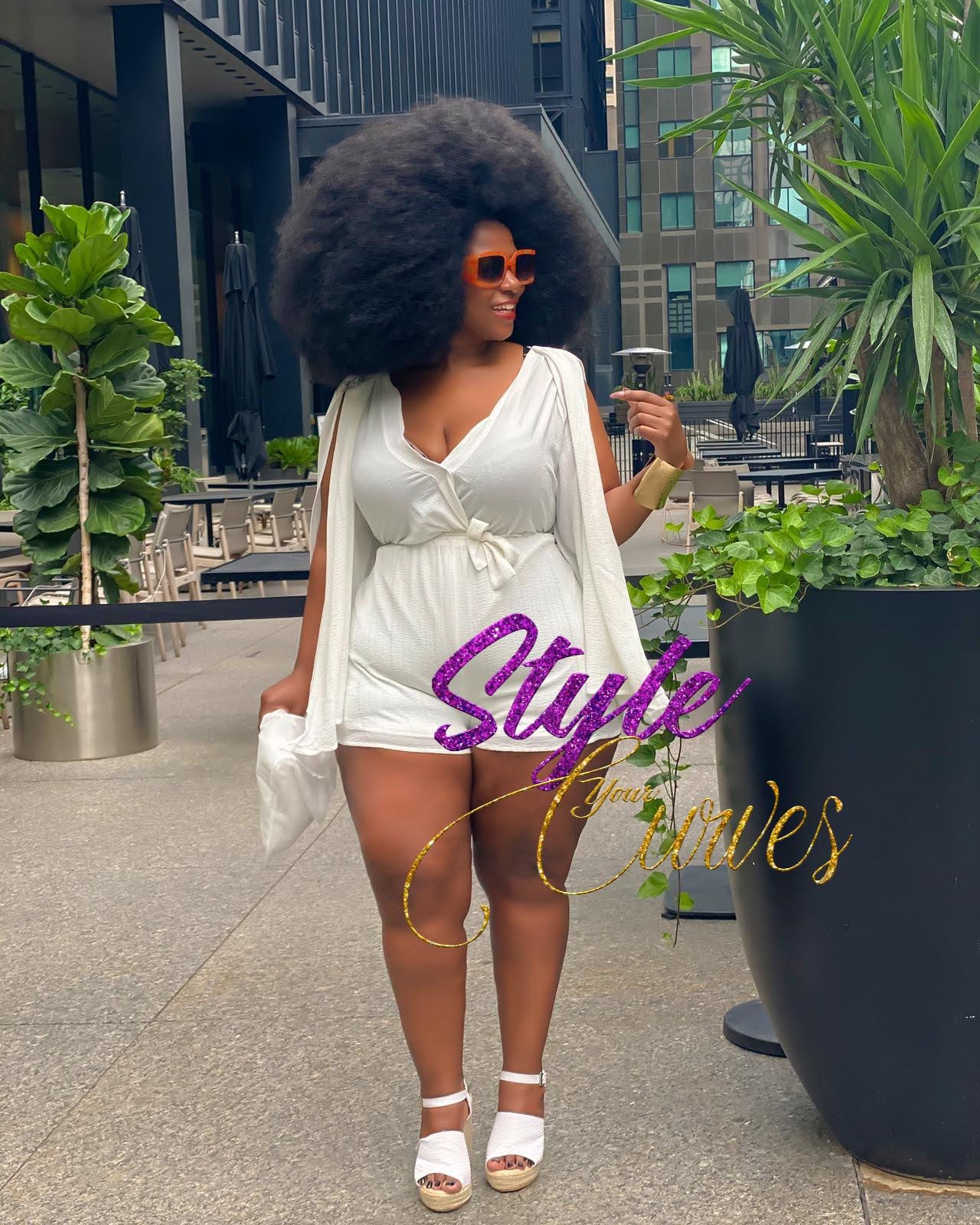 Shimmer Fabric Draped Open Sleeve Romper | Ivory, PLUS SIZE, PLUS SIZE JUMPSUITS & ROMPERS, Royal, SALE, SALE PLUS SIZE, Yellow | Style Your Curves