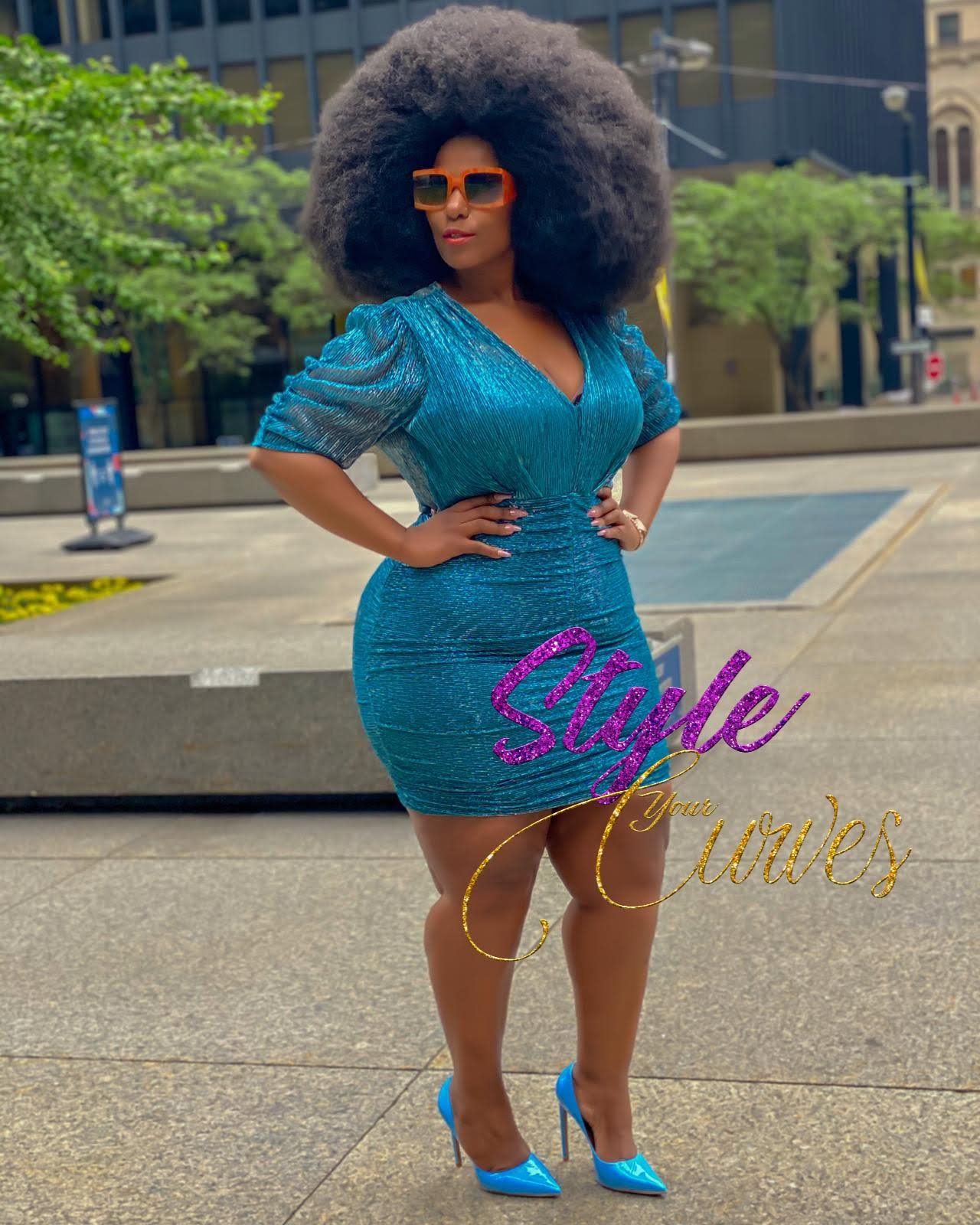 Ribbed Shimmer Shirring Mini Dress