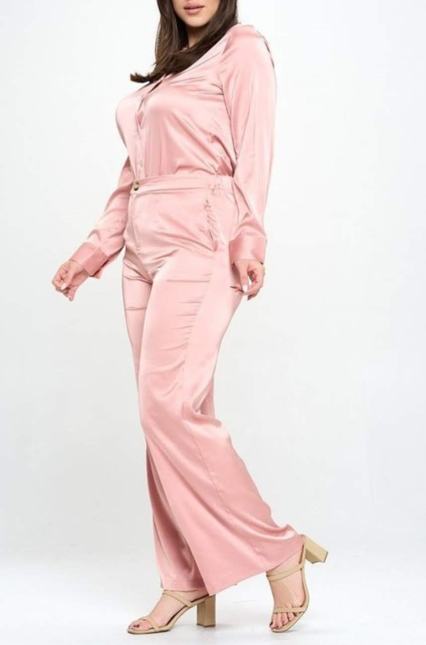 Silky Satin Set NEW ARRIVALS, PLUS SIZE, Ship from USA Style Your Curves