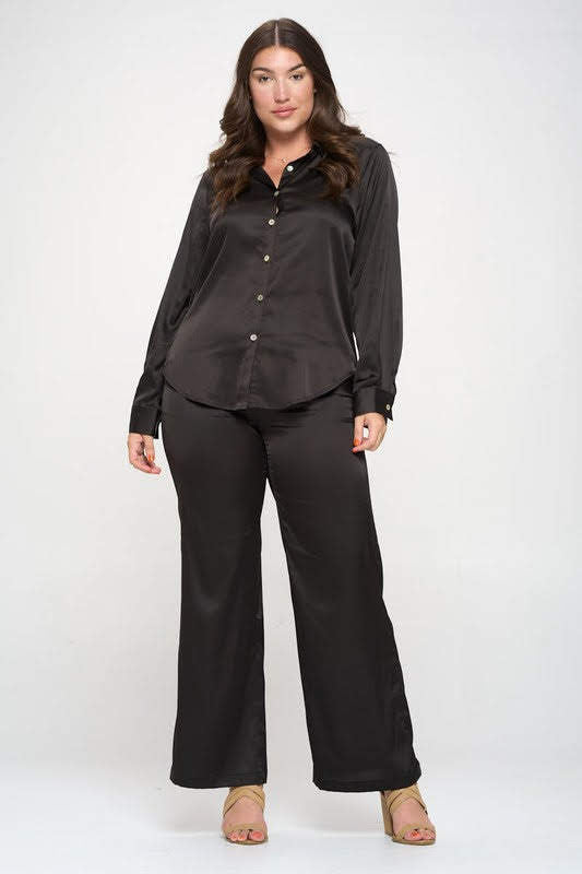 Silky Satin Set | NEW ARRIVALS, PLUS SIZE, Ship from USA | Style Your Curves