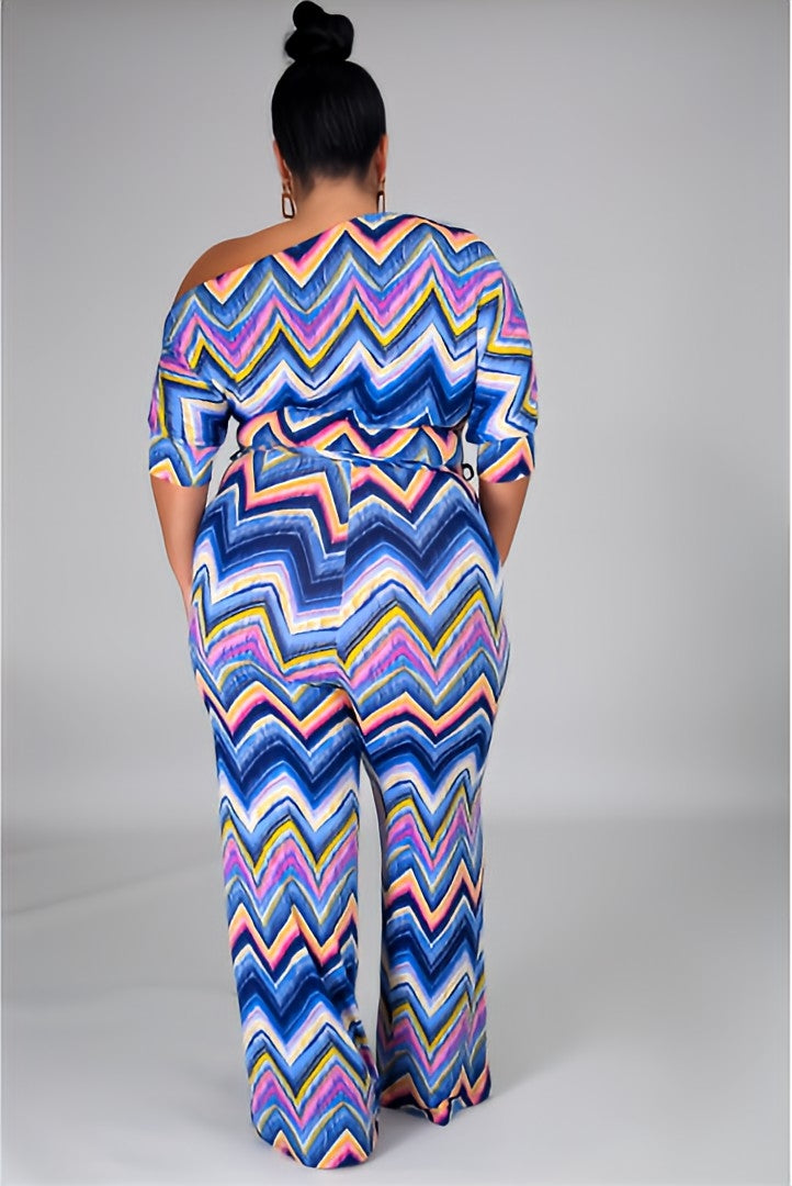 Chevron Chic Jumpsuit