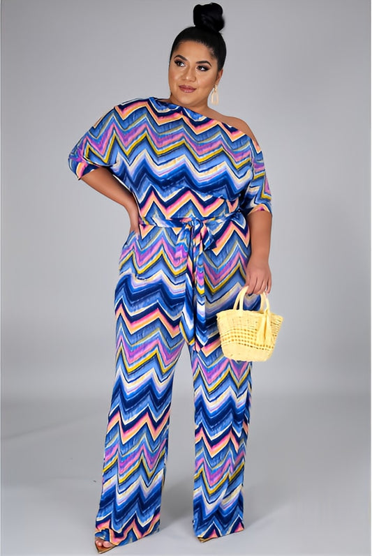 Chevron Chic Jumpsuit