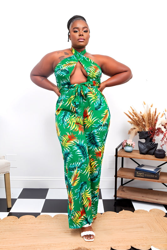 Mena Tropical Jumpsuit
