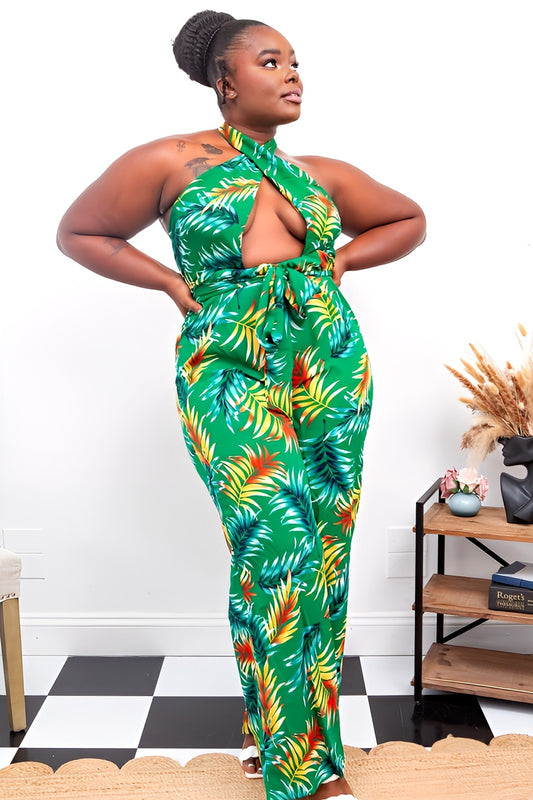 Mena Tropical Jumpsuit