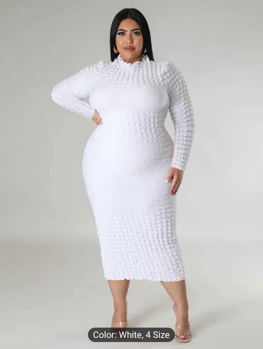 Popping Ish White Dress | Style Your Curves