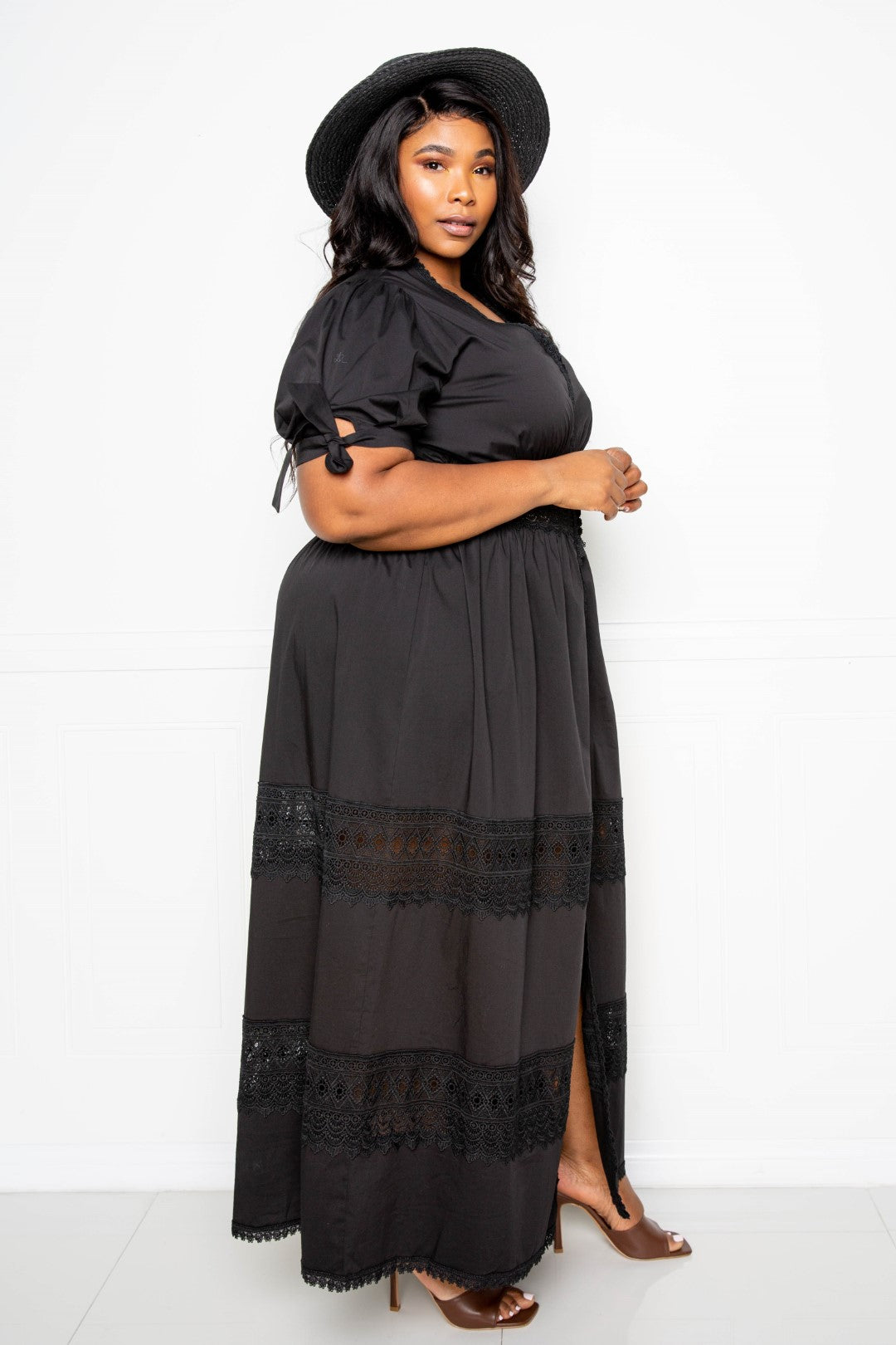 Plus Size Lacy Maxi Dress CCPRODUCTS, NEW ARRIVALS, PLUS SIZE, PLUS SIZE DRESSES Style Your Curves