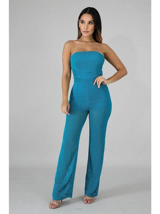 Teal Tube Jumpsuit Jumper, jumpsuit, Jumpsuits, JUMPSUITS & ROMPERS, NEW ARRIVALS, Rompers & Jumpers Style Your Curves