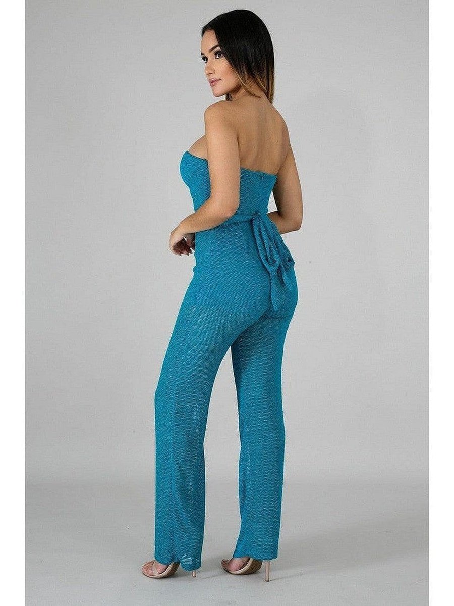 Teal Tube Jumpsuit Jumper, jumpsuit, Jumpsuits, JUMPSUITS & ROMPERS, NEW ARRIVALS, Rompers & Jumpers Style Your Curves