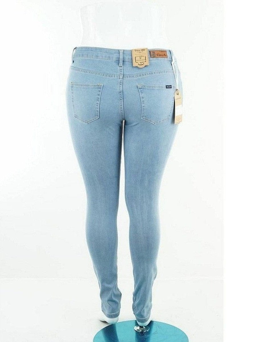 Plus Size Distressed Light Blue Jeans jeans, NEW ARRIVALS, PLUS, plus bottoms, plus jeans, PLUS SIZE, PLUS SIZE BOTTOMS, plus size jeans, SALE Style Your Curves