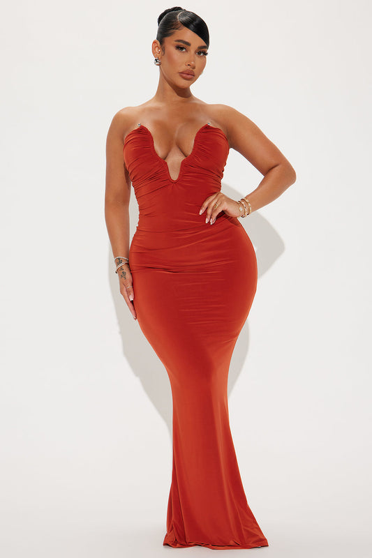 Glitter Ity Tube Maxi Dress