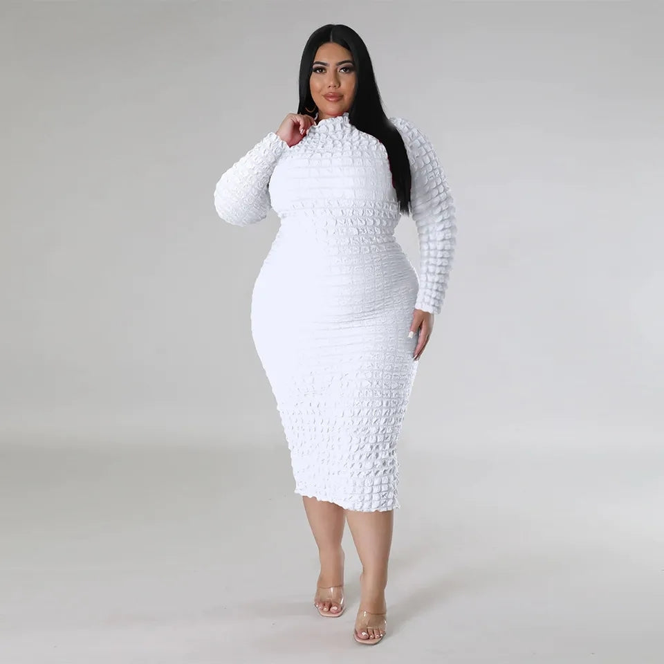 Popping Ish White Dress | Style Your Curves