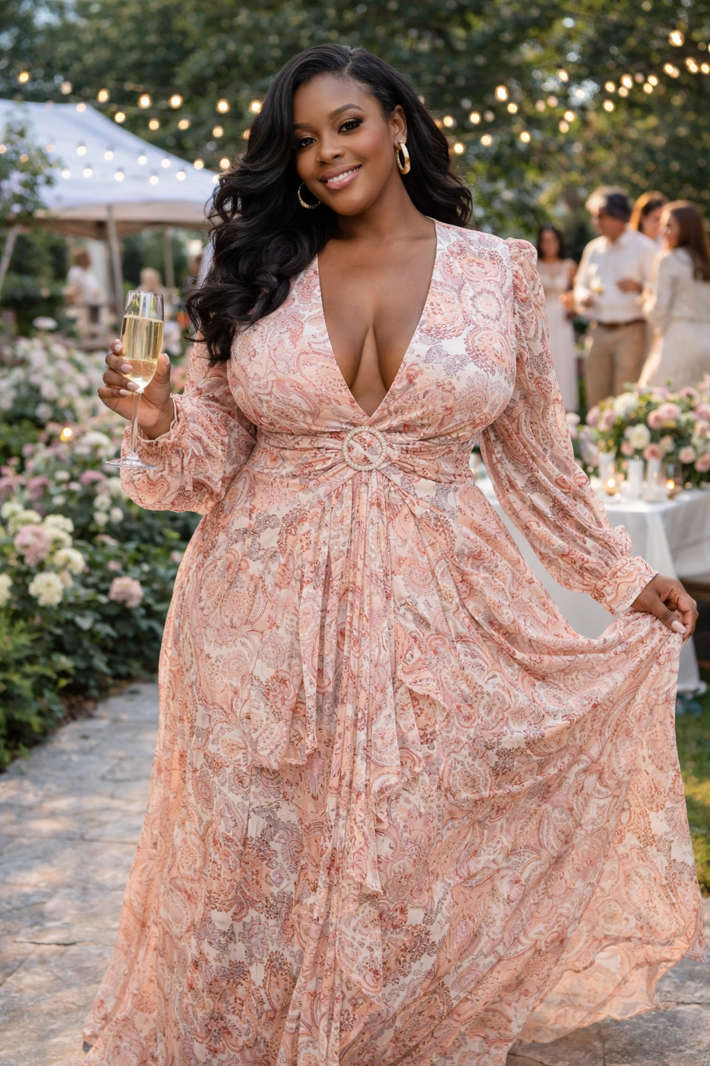 Spring Wedding Maxi Dress