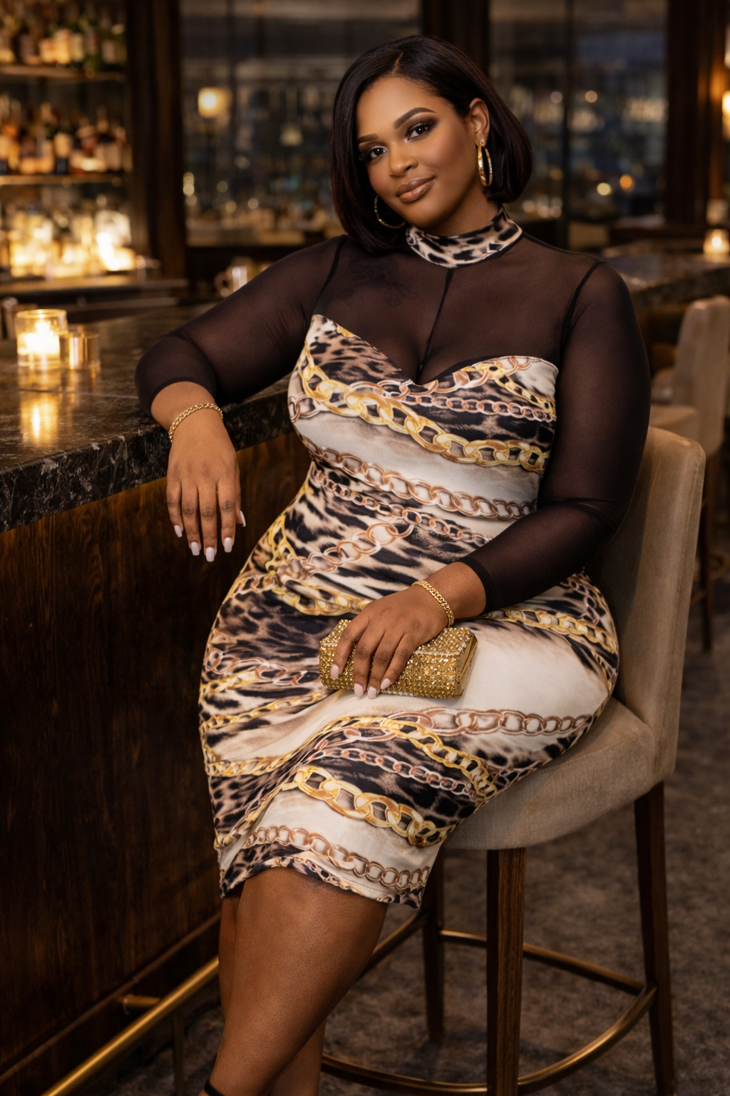 Plus Size Tie Me Down Dress