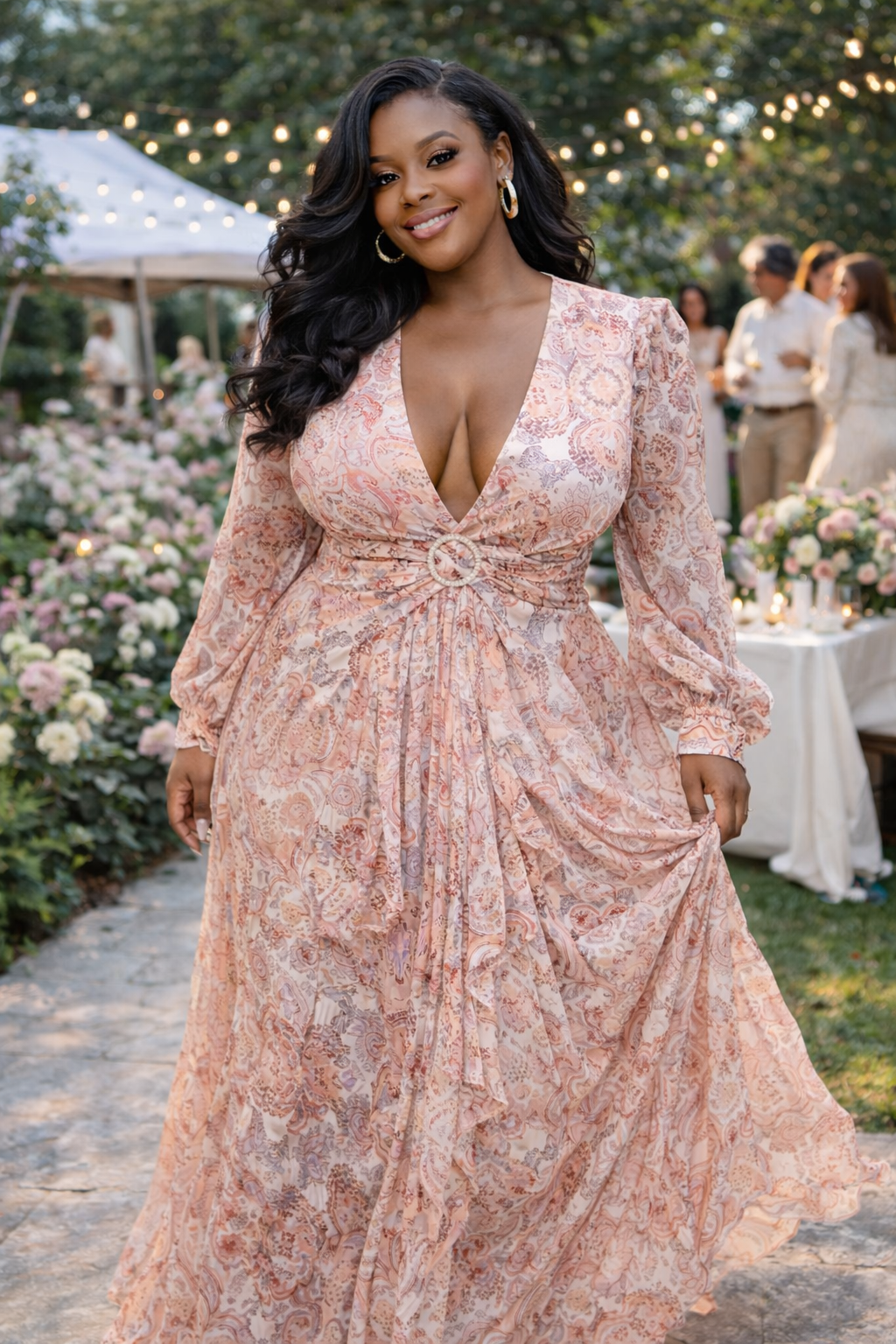 Spring Wedding Maxi Dress