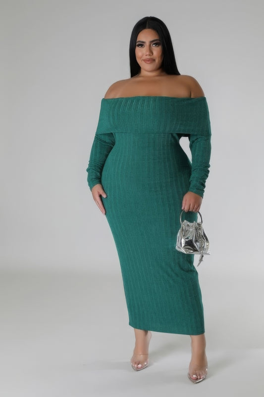Off Shoulders Stretch Dress | CCPRODUCTS, Gucci, NEW ARRIVALS, PLUS SIZE, PLUS SIZE DRESSES | Style Your Curves