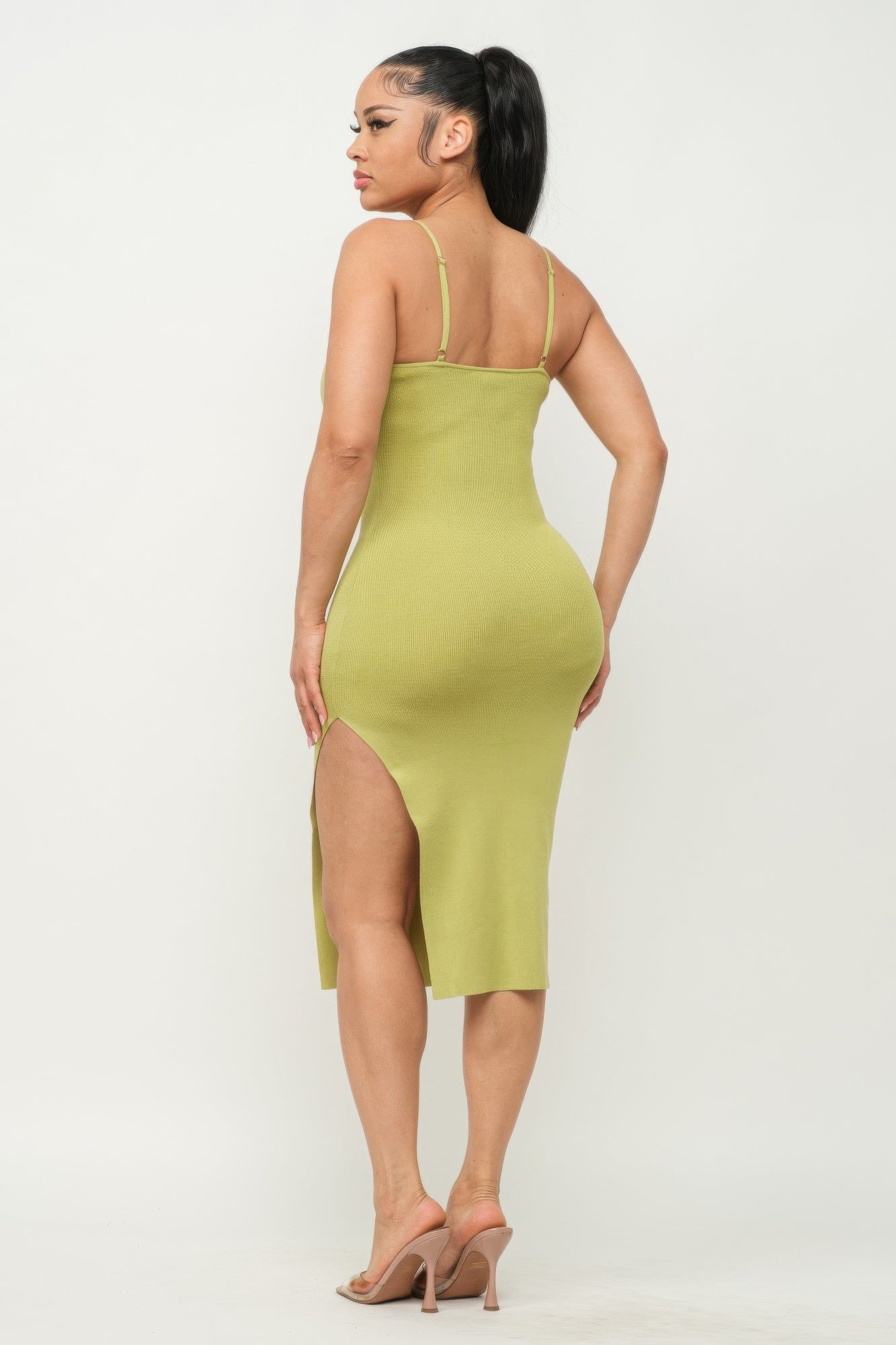 Side Slit Cami Dress