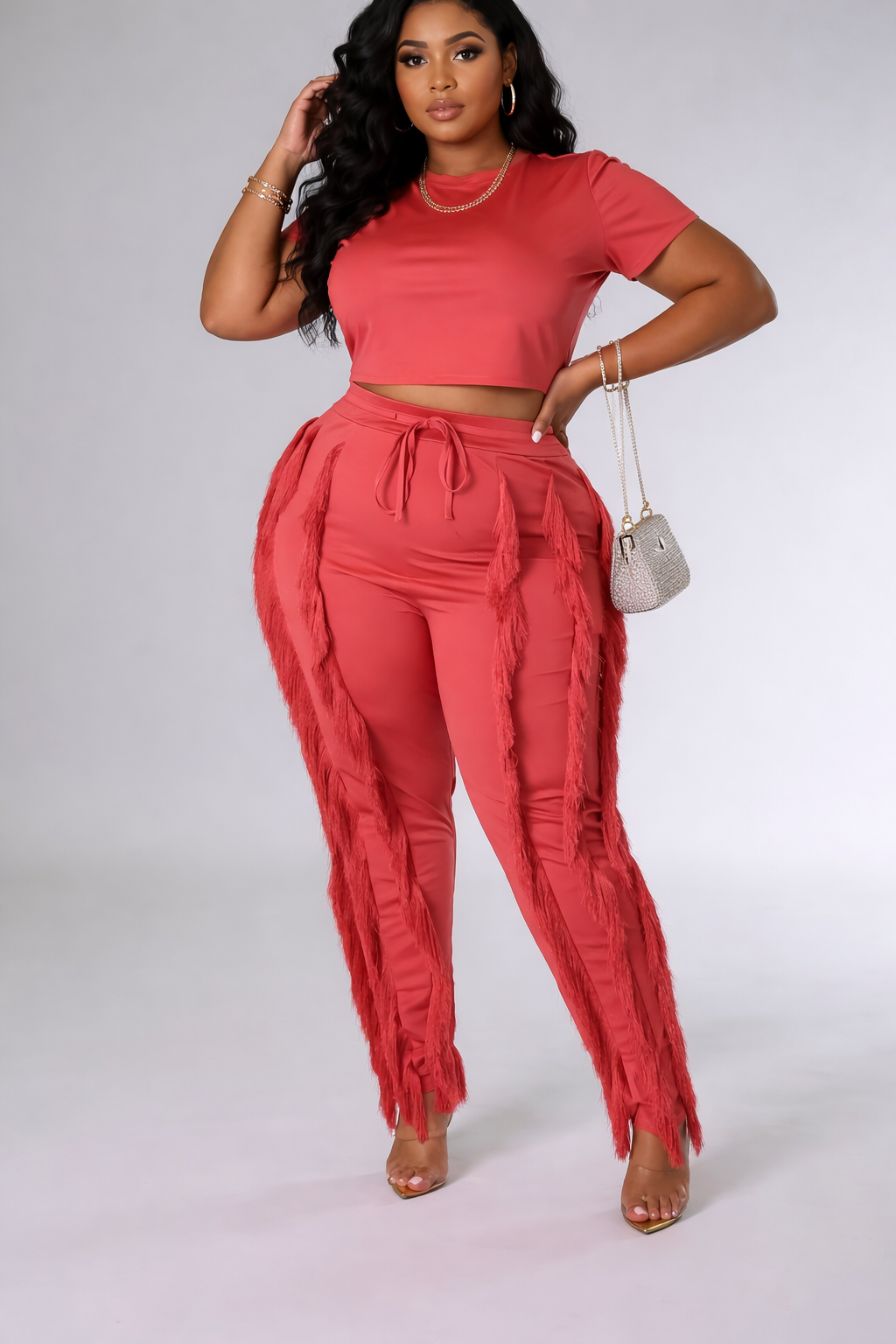 Crop Top Two-piece Set