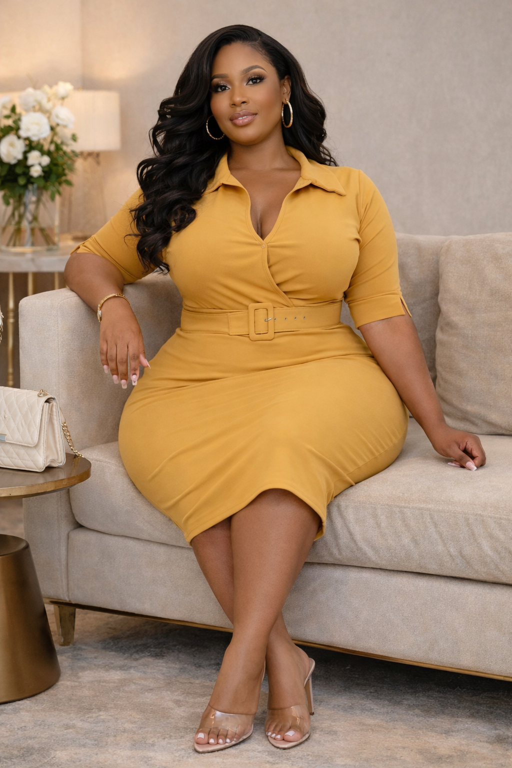 Plus Size Sunrise Dress
