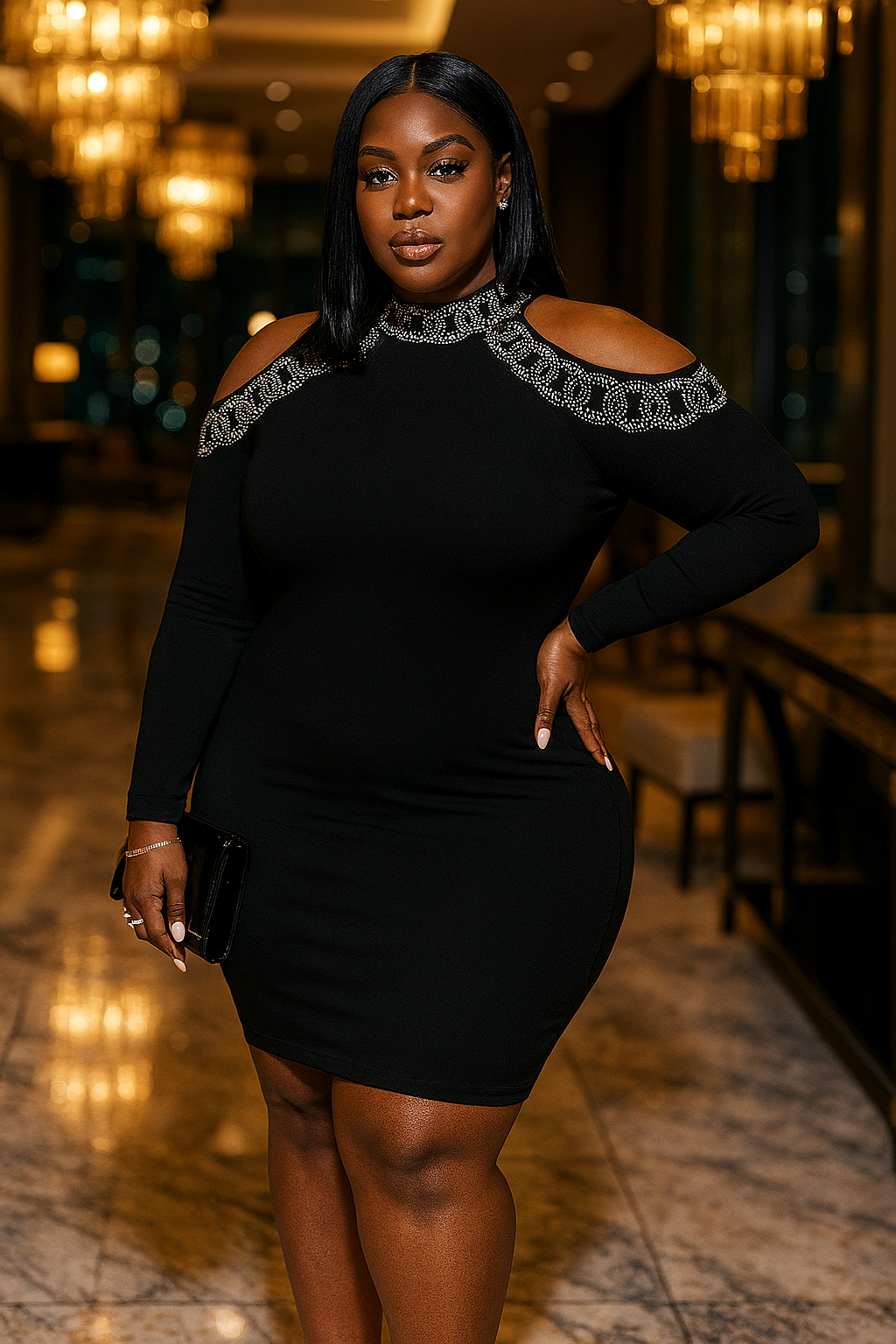 Cold Shoulder Dress