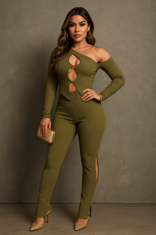 Cutout ribbed set