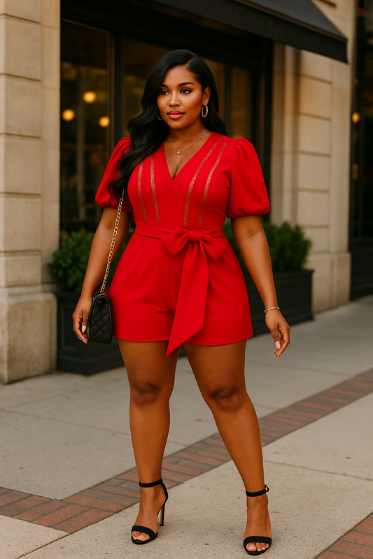 Crochet Detailed Fashion Romper