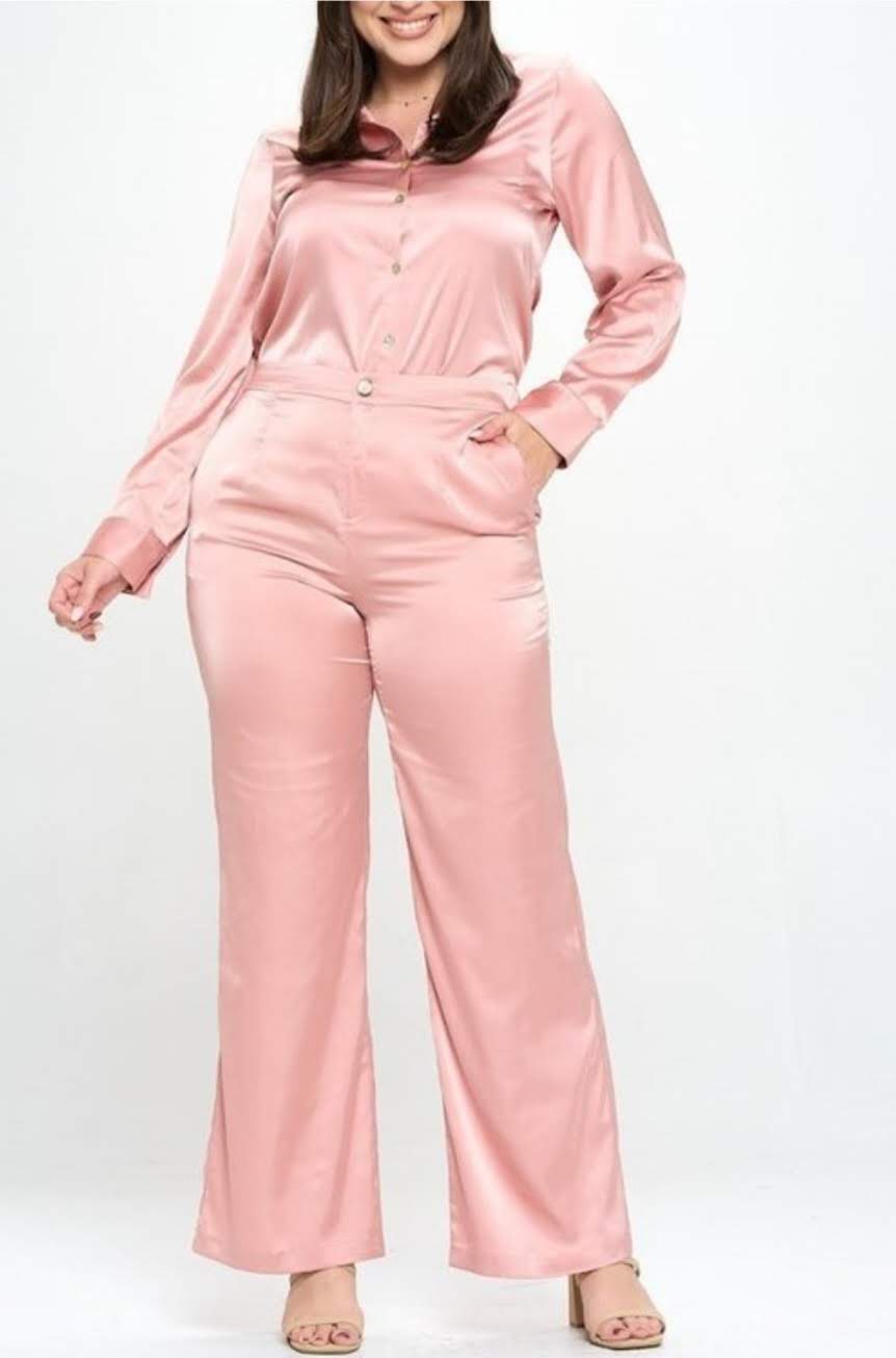 Silky Satin Set NEW ARRIVALS, PLUS SIZE, Ship from USA Style Your Curves