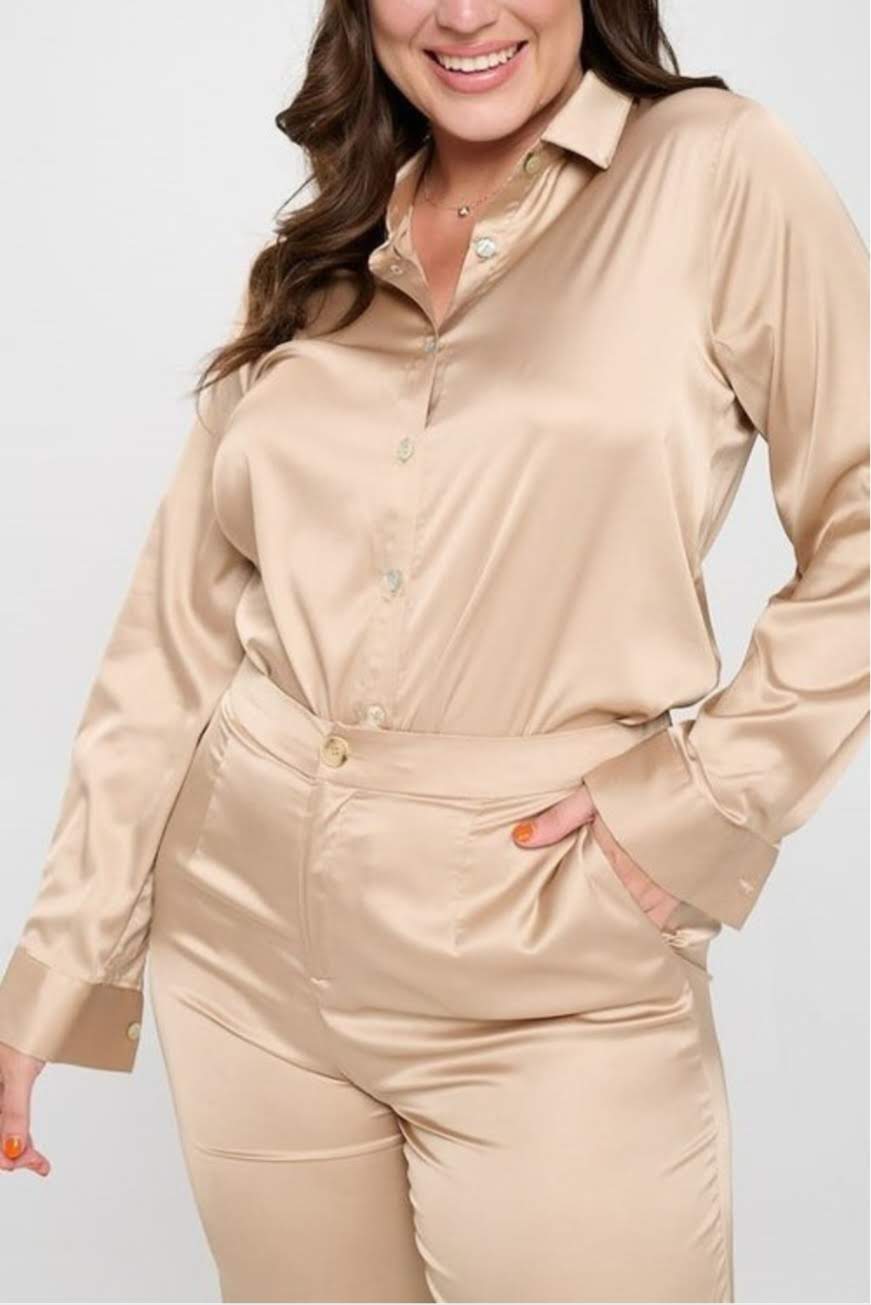 Silky Satin Set | NEW ARRIVALS, PLUS SIZE, Ship from USA | Style Your Curves