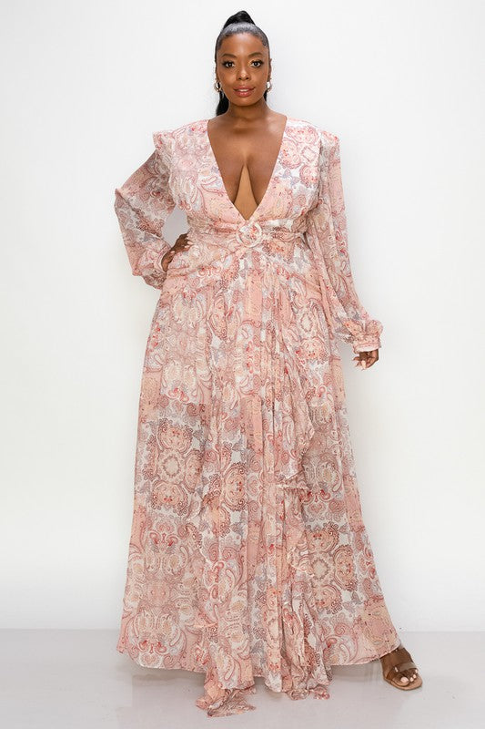 Spring Wedding Maxi Dress