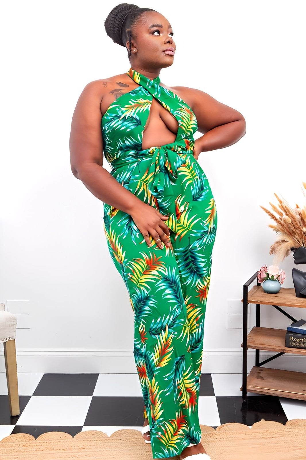Mena Tropical Jumpsuit