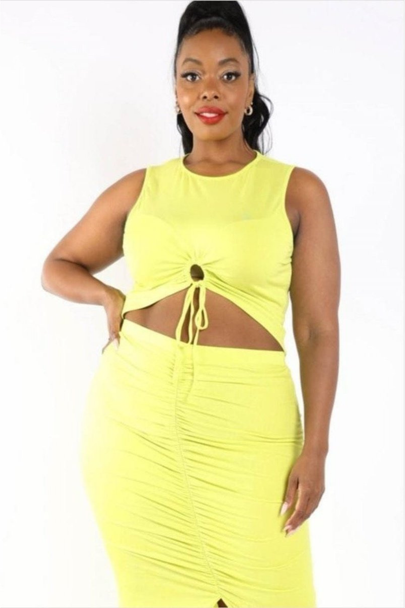 Plus Size Hug Me Skirt Set | NEW ARRIVALS, PLUS, PLUS SIZE, PLUS SIZE SETS, Plus Sizes | Style Your Curves