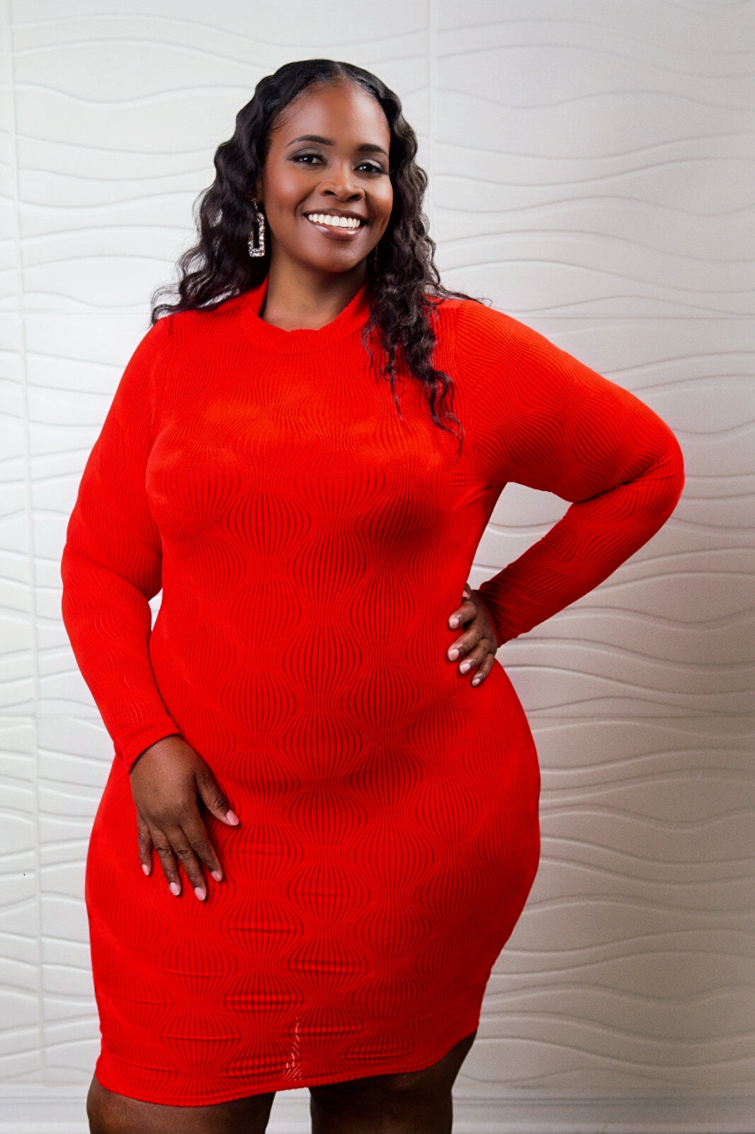 Plus Size Can't Forget Me Dress Blue / 2XL Plus Size Can't Forget Me Dress Blue / 2XL