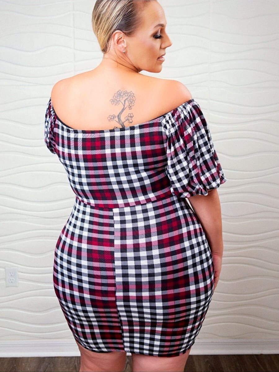 Plus Size Picnic Dress | Carianne, NEW ARRIVALS, PLUS SIZE, Plus Size Dress, PLUS SIZE DRESSES, SALE | Style Your Curves