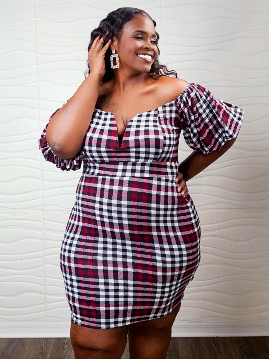 Plus Size Picnic Dress | Carianne, NEW ARRIVALS, PLUS SIZE, Plus Size Dress, PLUS SIZE DRESSES, SALE | Style Your Curves