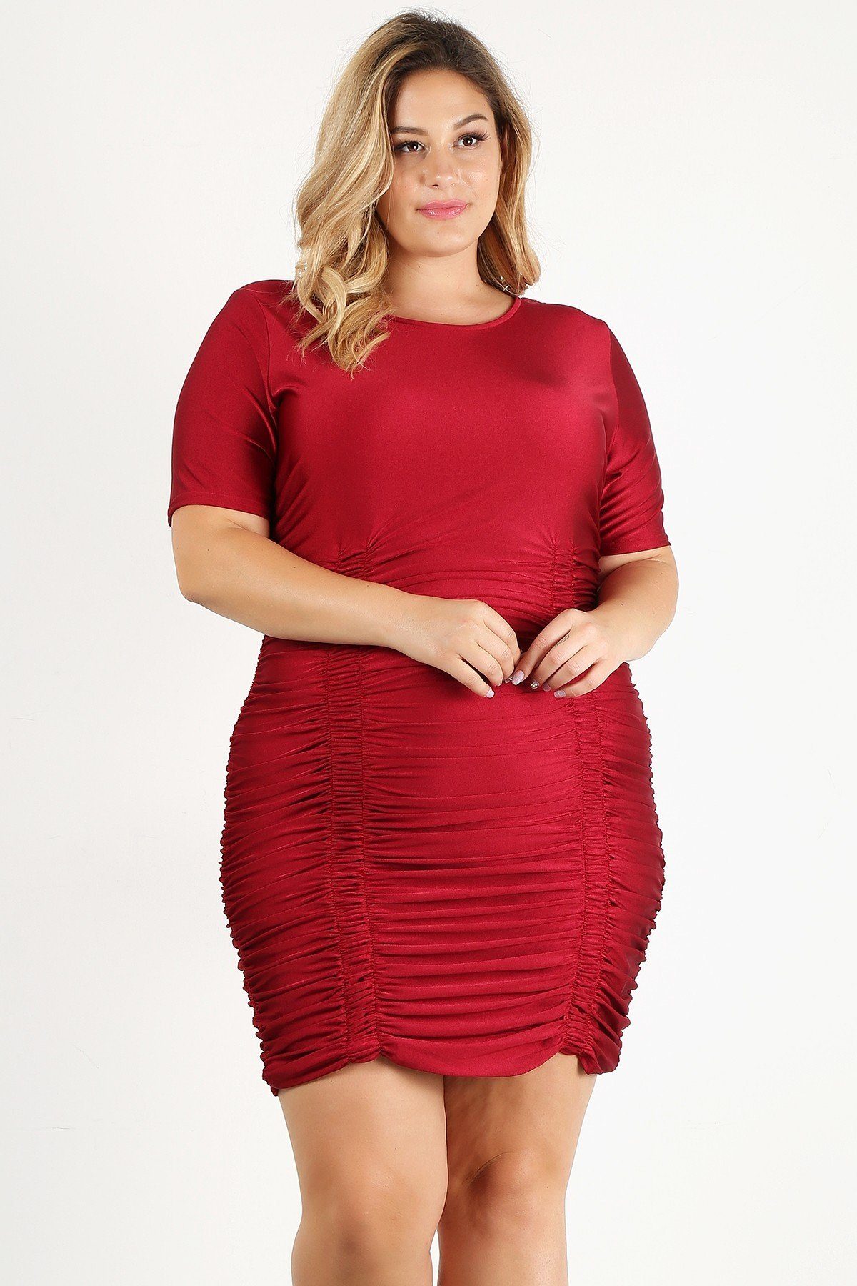 Plus Size Solid Bodycon Mini Dress | Black, PLUS SIZE, PLUS SIZE DRESSES, SALE, SALE PLUS SIZE | Style Your Curves
