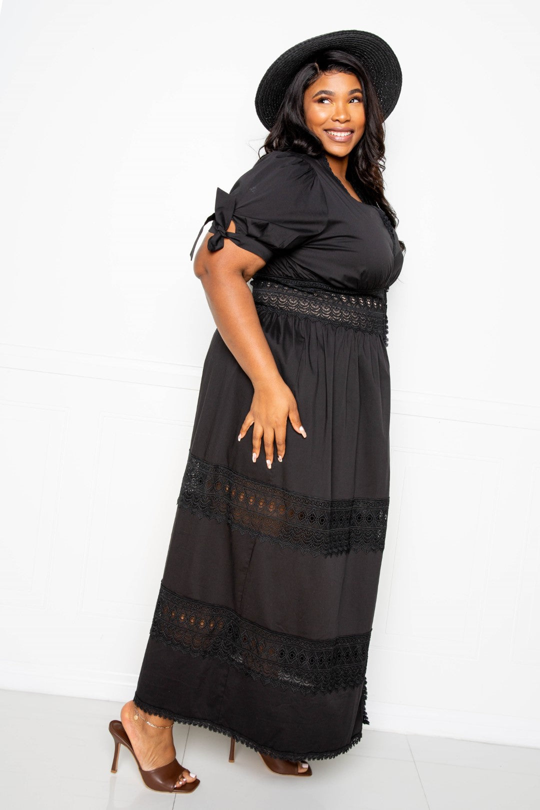 Plus Size Lacy Maxi Dress CCPRODUCTS, NEW ARRIVALS, PLUS SIZE, PLUS SIZE DRESSES Style Your Curves