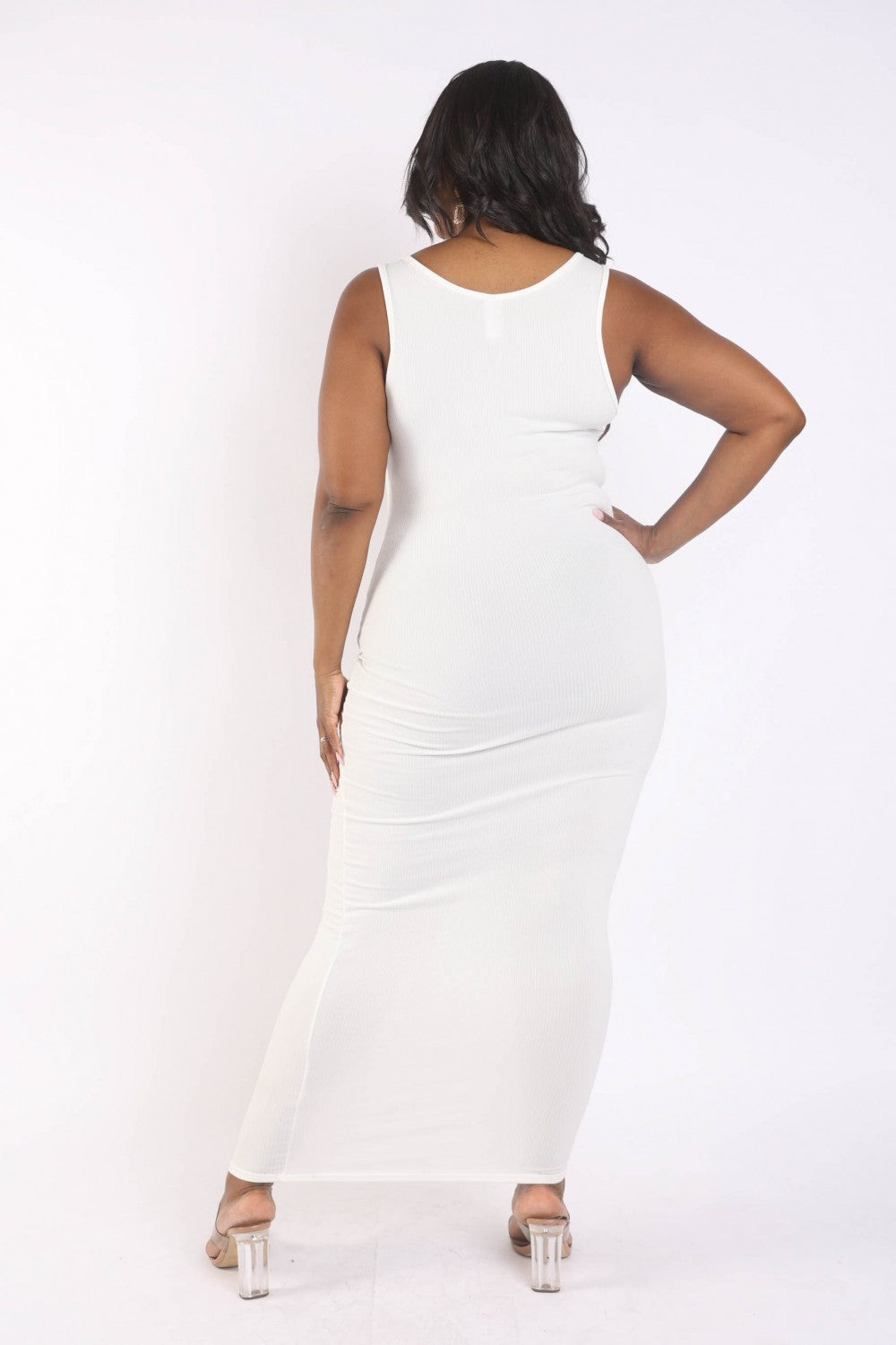 Plus Size Ribbed Tank Maxi Dress CCPRODUCTS, NEW ARRIVALS, PLUS SIZE, PLUS SIZE DRESSES Style Your Curves