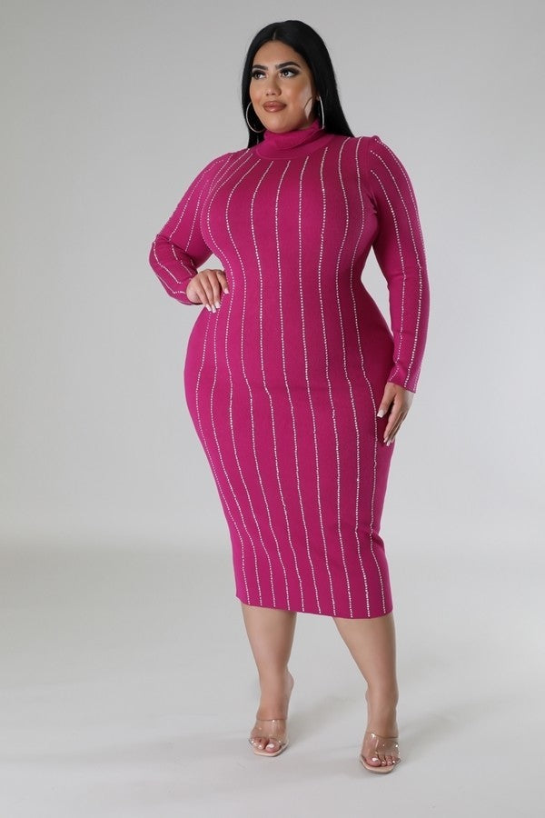 Fantasy Baby Dress | CCPRODUCTS, Magenta, NEW ARRIVALS, PLUS SIZE, PLUS SIZE DRESSES, Purple | Style Your Curves